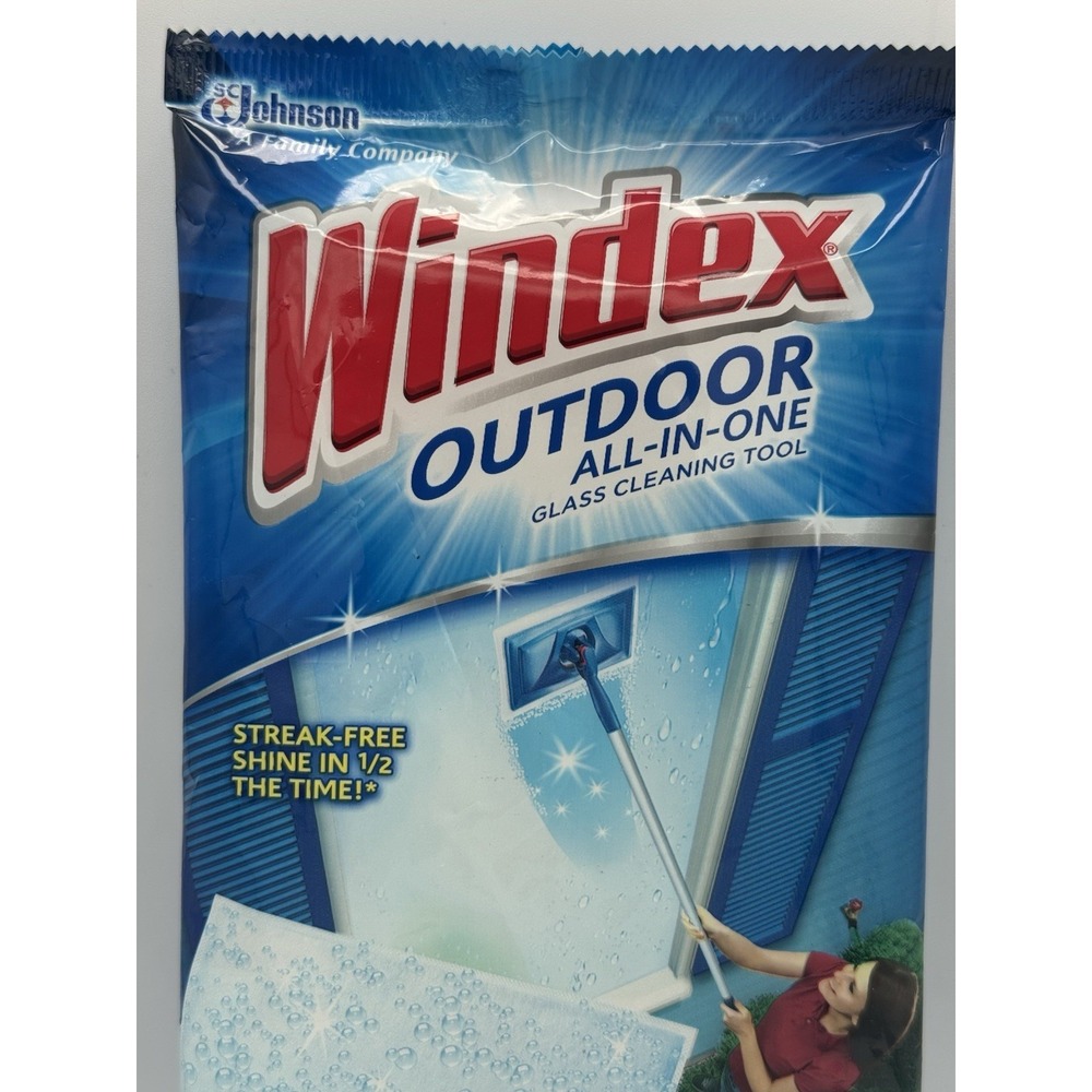 Windex Outdoor Refill Pads 2 Count (1 Pack) Window Glass Cleaner BRAND NEW - Picture 2 of 5